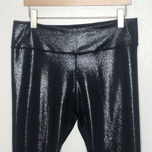 NIKE One Sparkle Black 7/8 Leggings XL - Picture 4 of 6